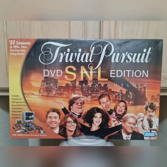 2004 Trivial Pursuit DVD SNL Edition Sealed Game Parker Bros Saturday Night Live - Picture 1 of 2